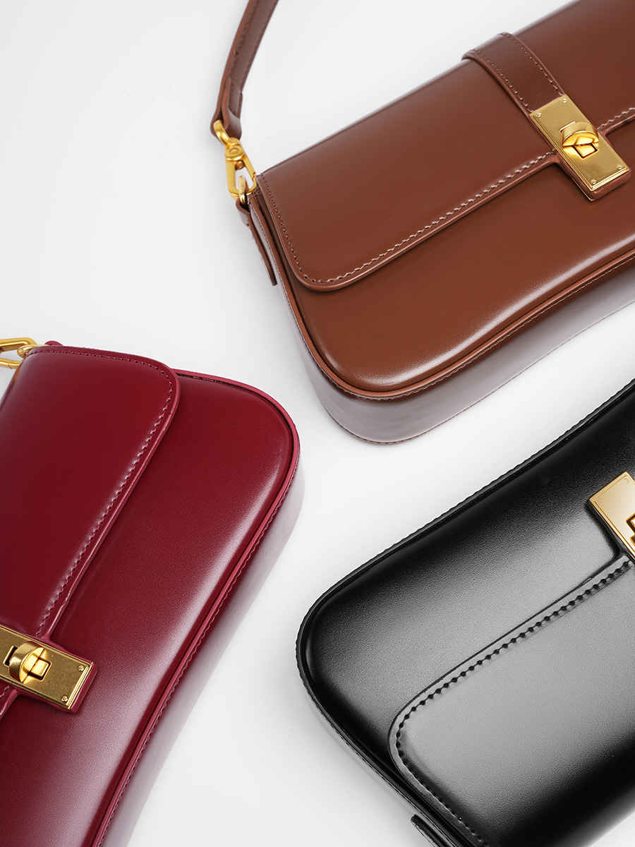 Envelope Clutch Wristlet — Black view 5