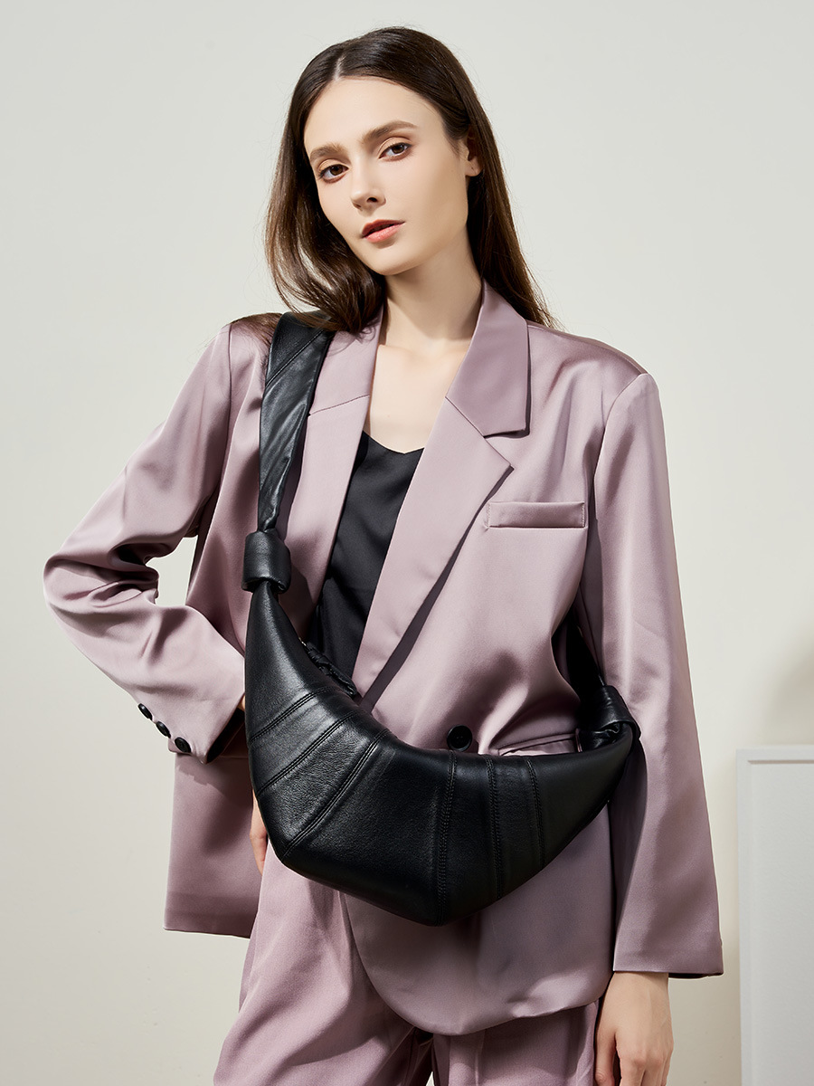 Top-Handle Satchel Bag — Caramel view 2