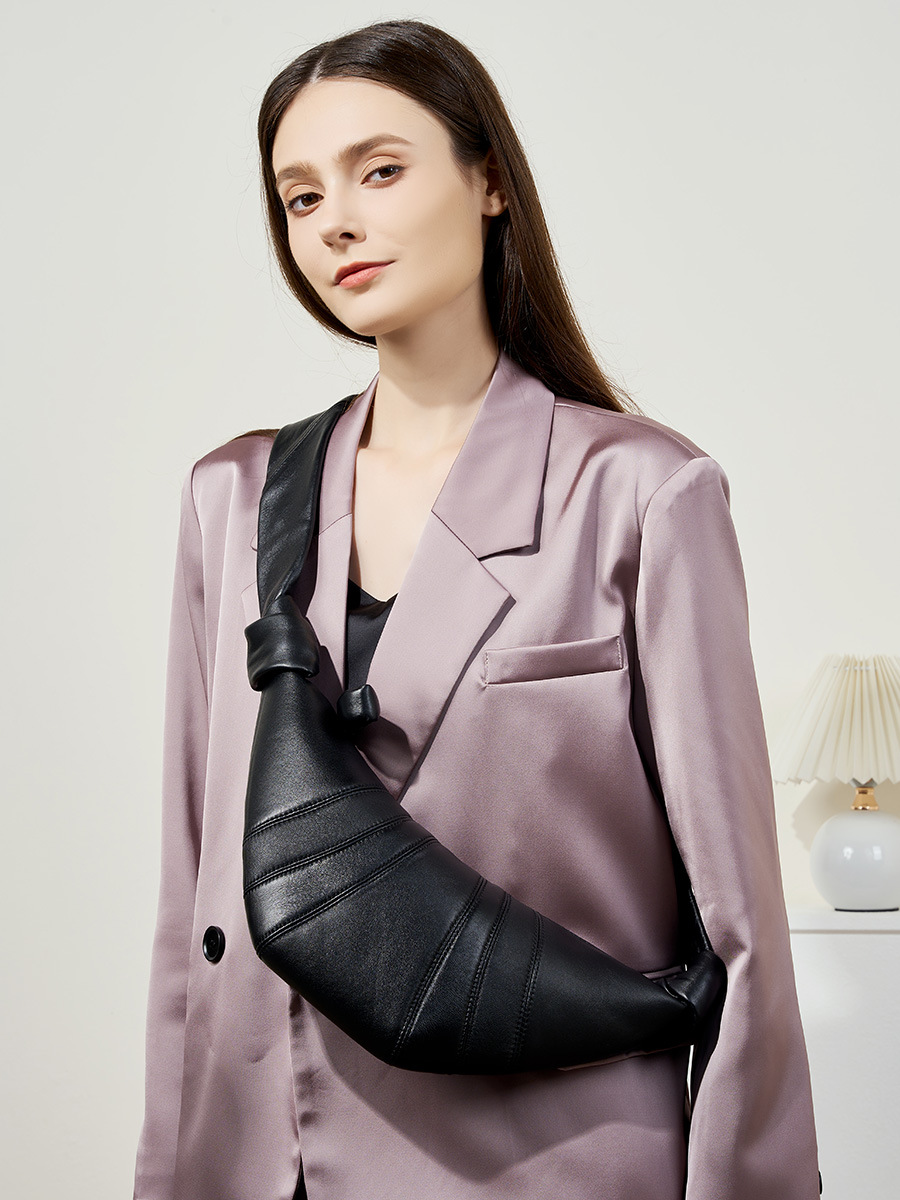 Top-Handle Satchel Bag — Caramel view 5