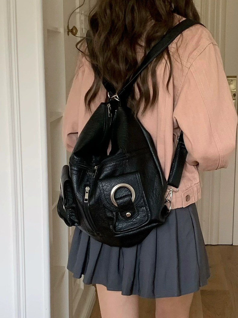 PU Leather Backpack view 3