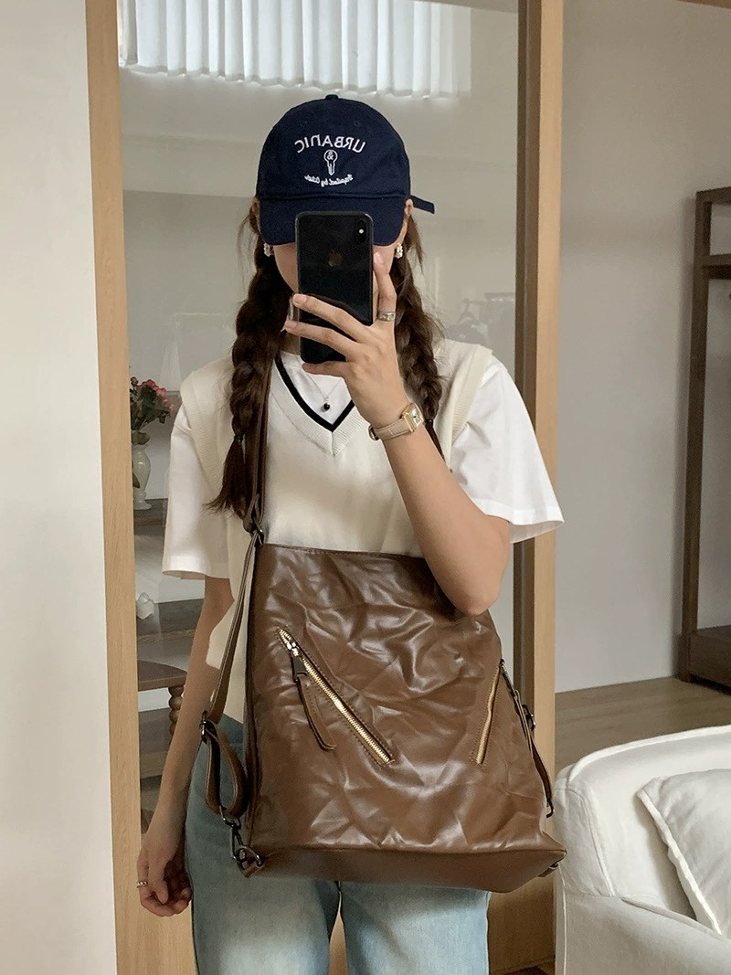 PU Leather Backpack view 3