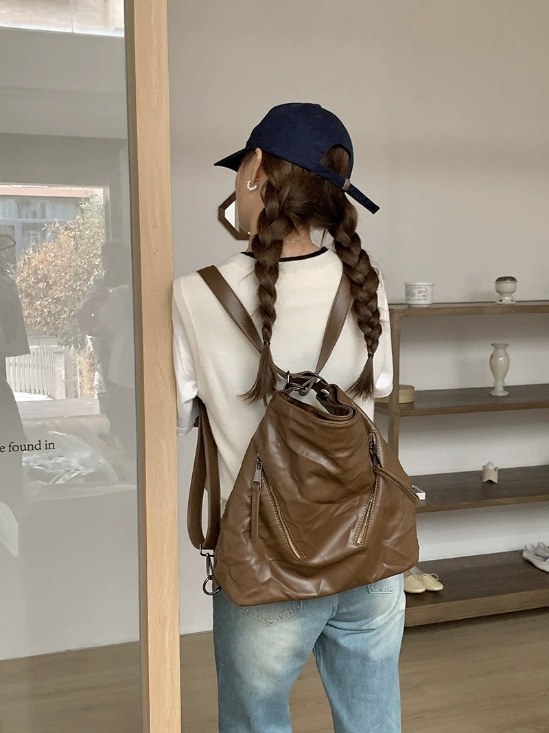 PU Leather Backpack view 4