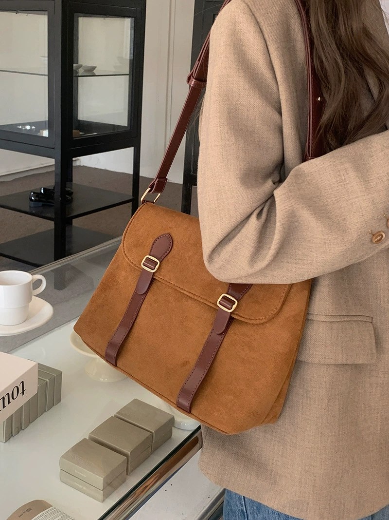 Matte PU Leather Backpack view 3
