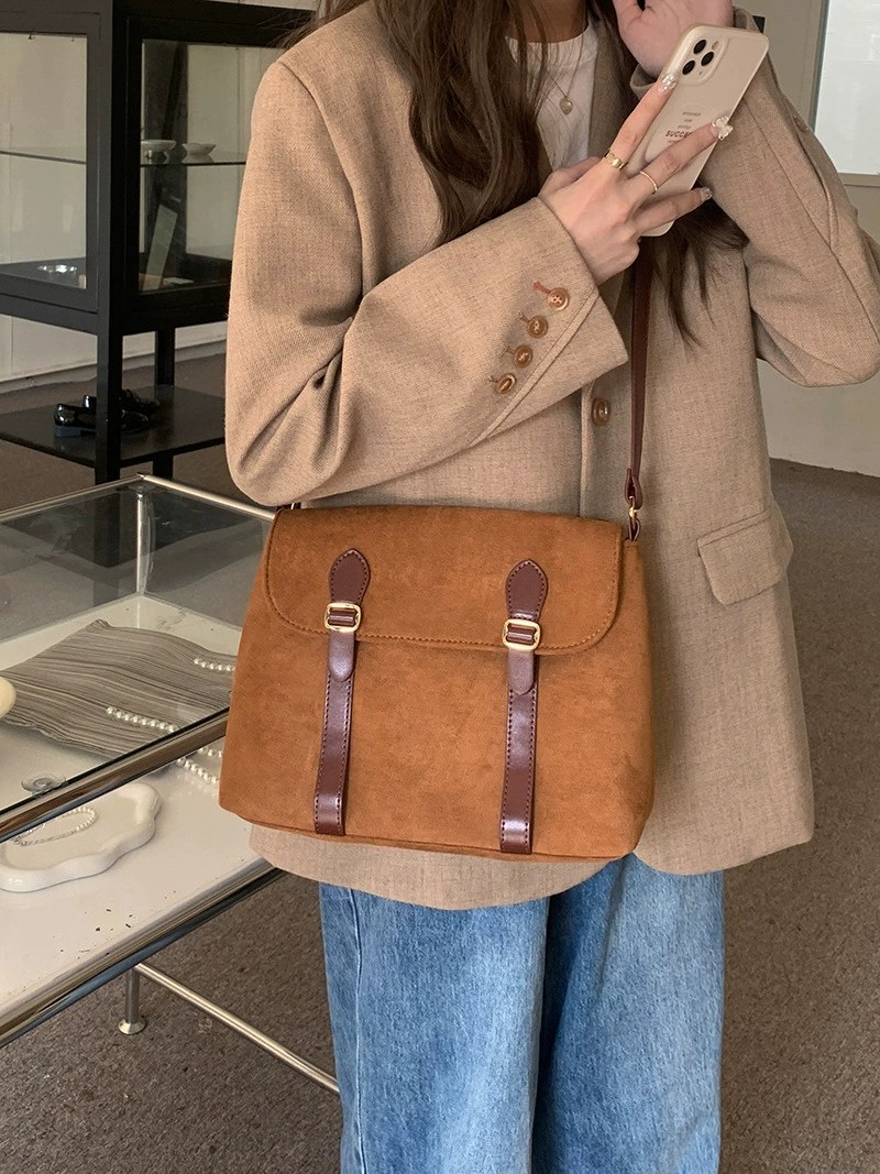 Matte PU Leather Backpack view 5