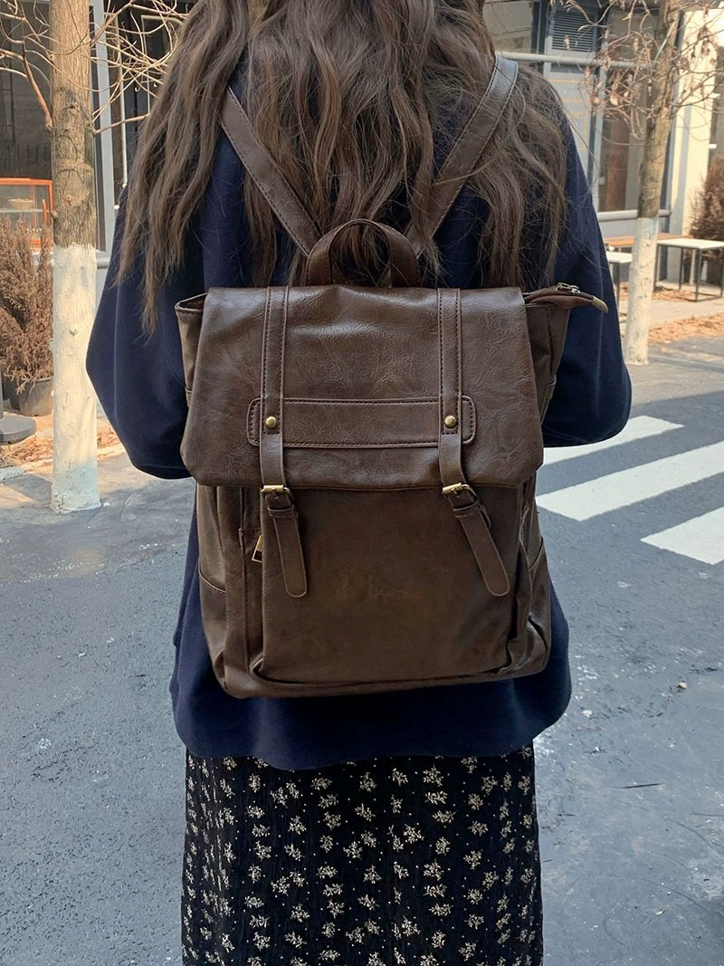 حقيبة ظهر من جلد PU للبيع بالجملة OEM — مصنع حقائب YANYAN Bags في قوانغتشو