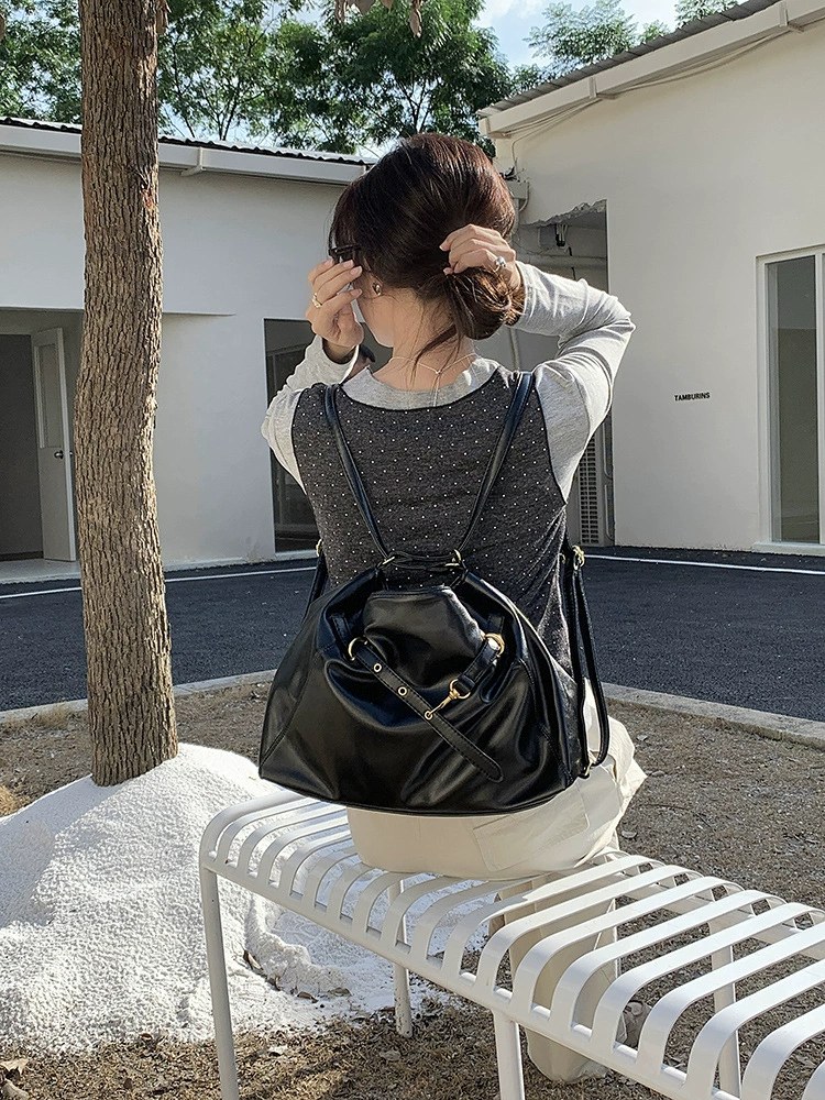 PU Leather Backpack view 3