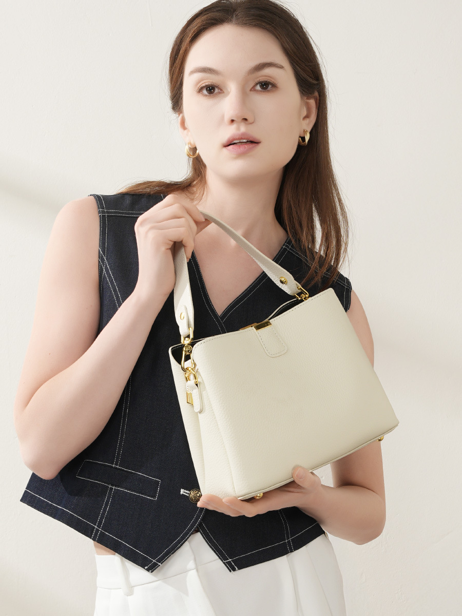 Crossbody Mini Bucket — Black view 5