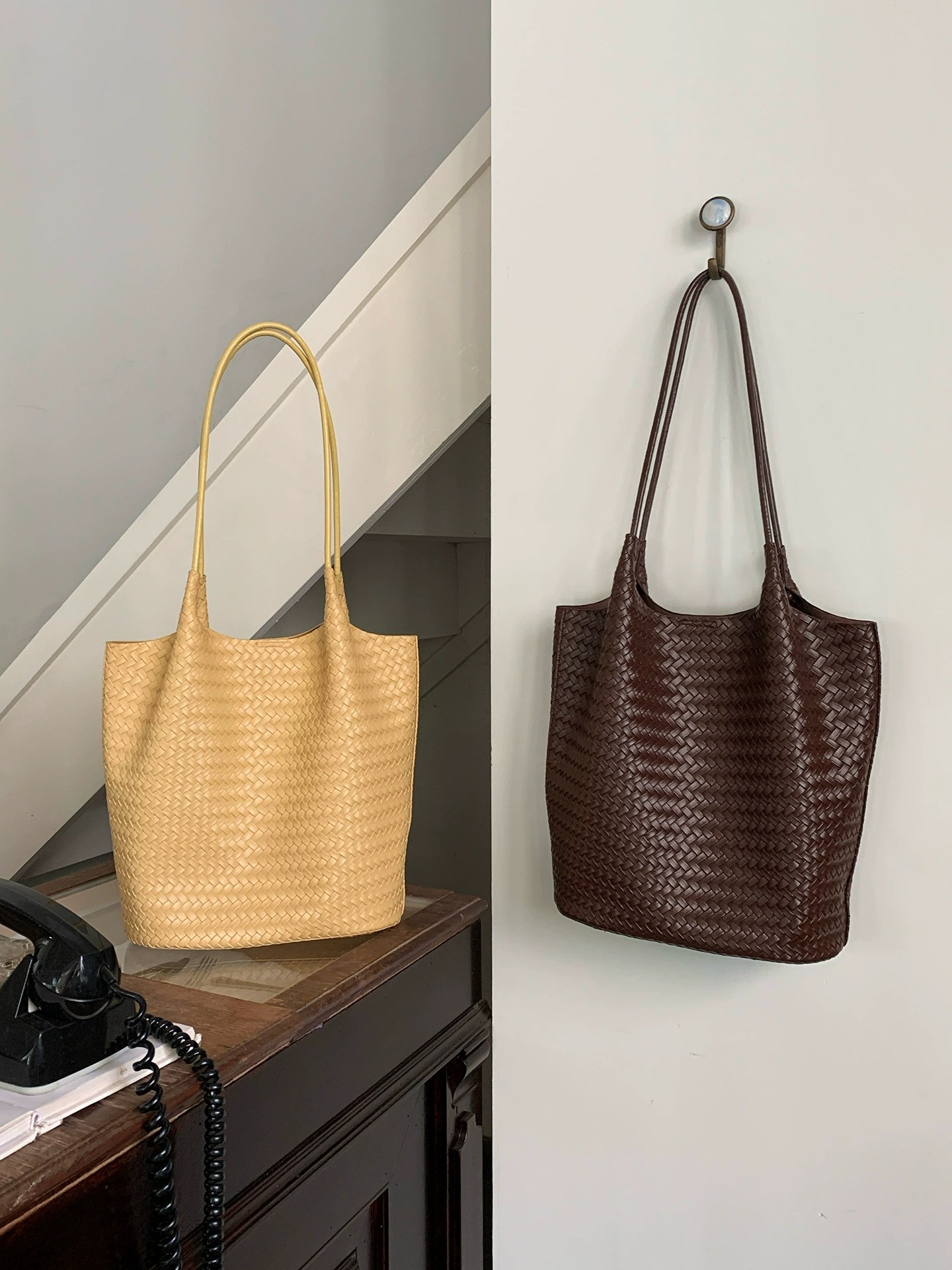 حقيبة دلو منسوجة من المواد الاصطناعية للبيع بالجملة OEM — YANYAN Bags مصنع حقائب قوانغتشو