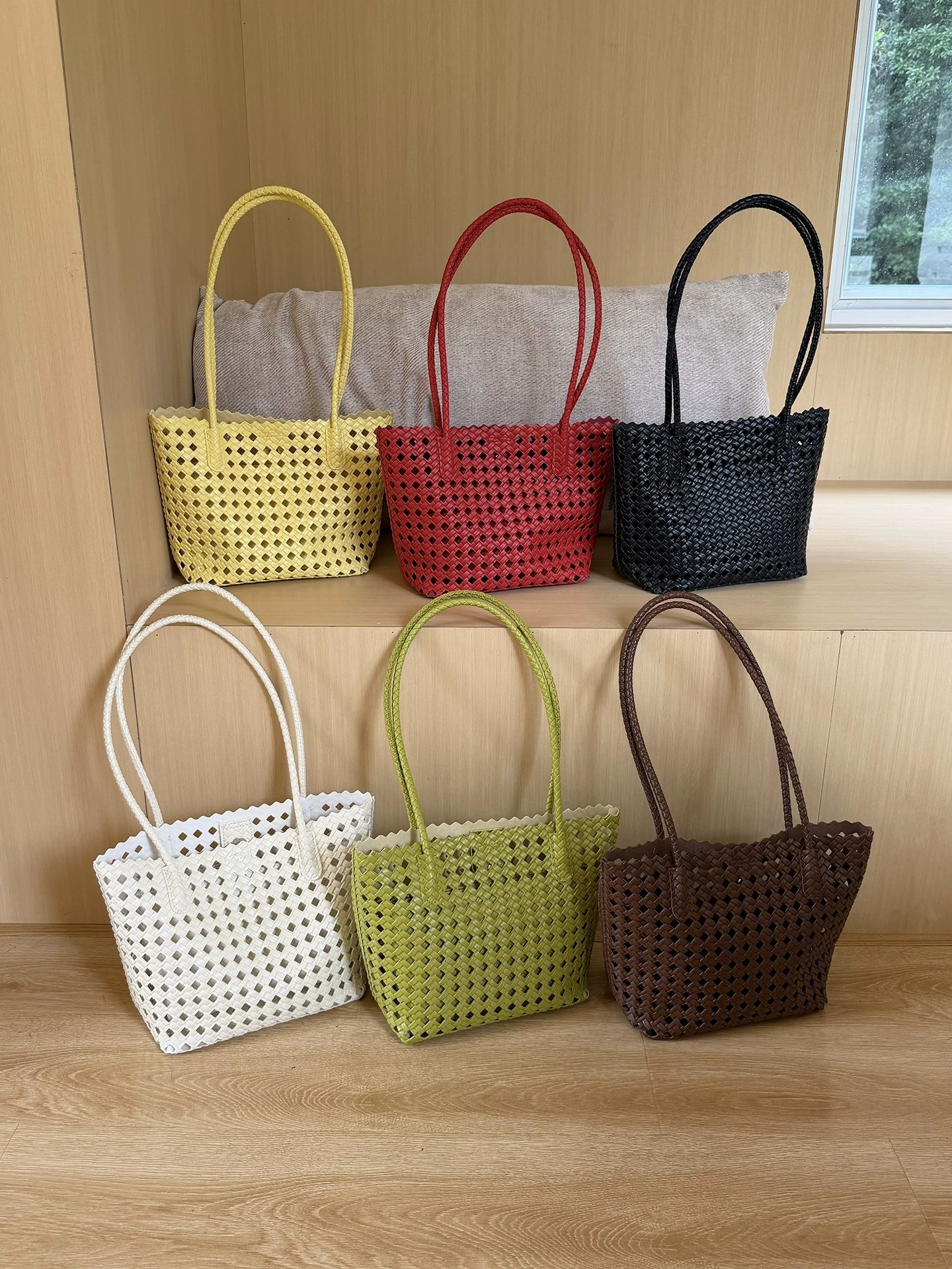 حقيبة دلو منسوجة من الخامات الاصطناعية للبيع بالجملة OEM — YANYAN Bags مصنع حقائب قوانغتشو