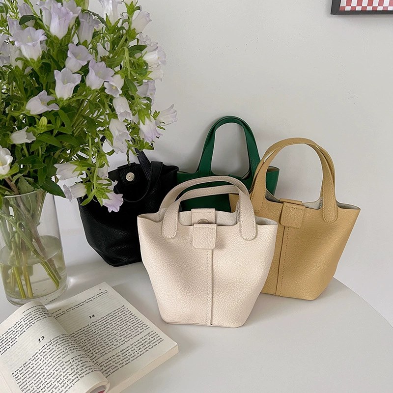 حقيبة دلو من جلد PU للبيع بالجملة OEM — مصنع حقائب YANYAN Bags في قوانغتشو