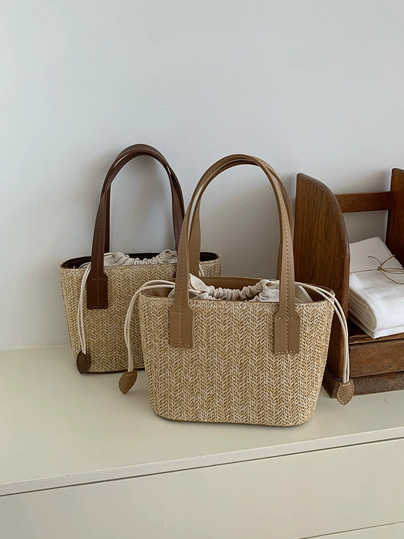 حقيبة دلو منسوجة من مادة صناعية للبيع بالجملة OEM — YANYAN Bags مصنع حقائب قوانغتشو