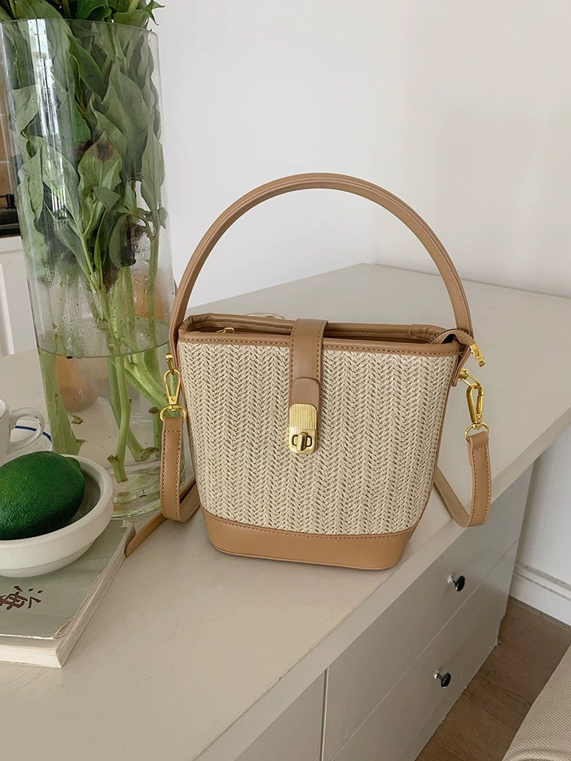 حقيبة دلو منسوجة من المواد الاصطناعية للبيع بالجملة OEM — YANYAN Bags مصنع حقائب قوانغتشو