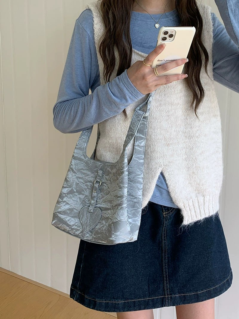 Bolso Cubo de Cuero PU view 3