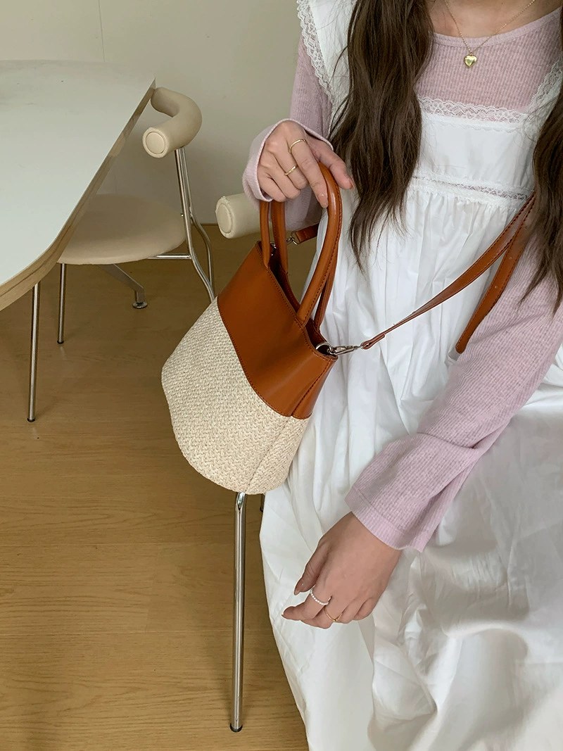 PU Leather Bucket Bag view 4