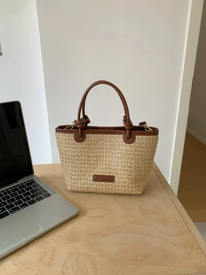 Bolso Cubo Sintético Tejido view 3