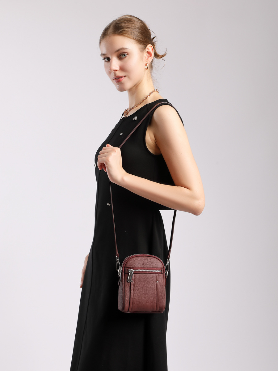 TOGO Cowhide Mini Phone Crossbody — Six Colourways view 3