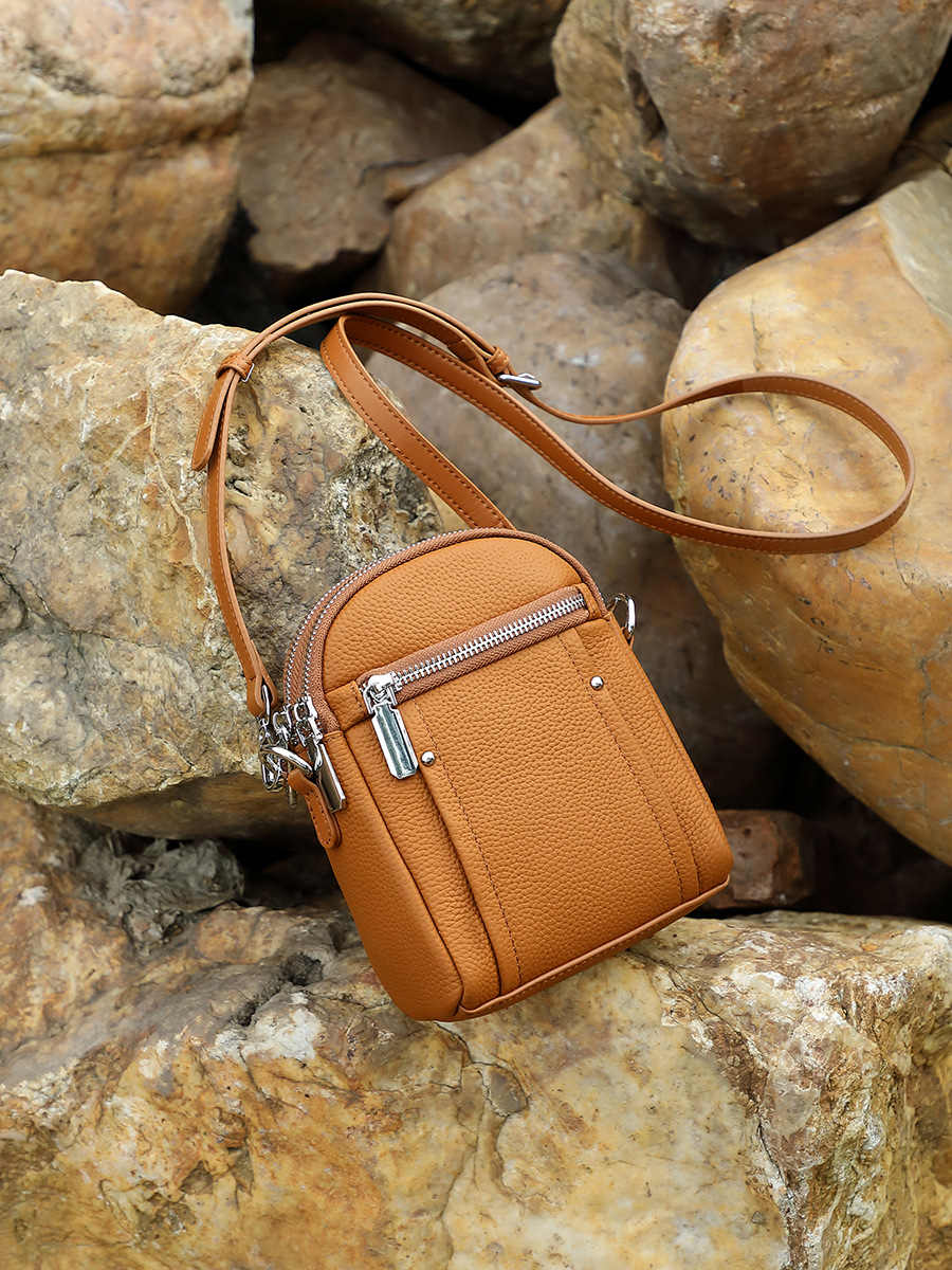 TOGO Cowhide Mini Phone Crossbody — Six Colourways view 5