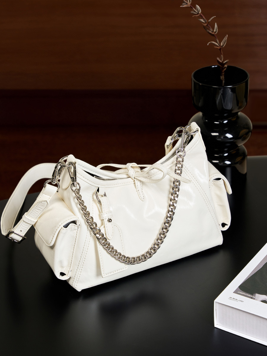 YY-CRO-022 mini chanel-style crossbody in off-white — wholesale designer crossbody YANYAN