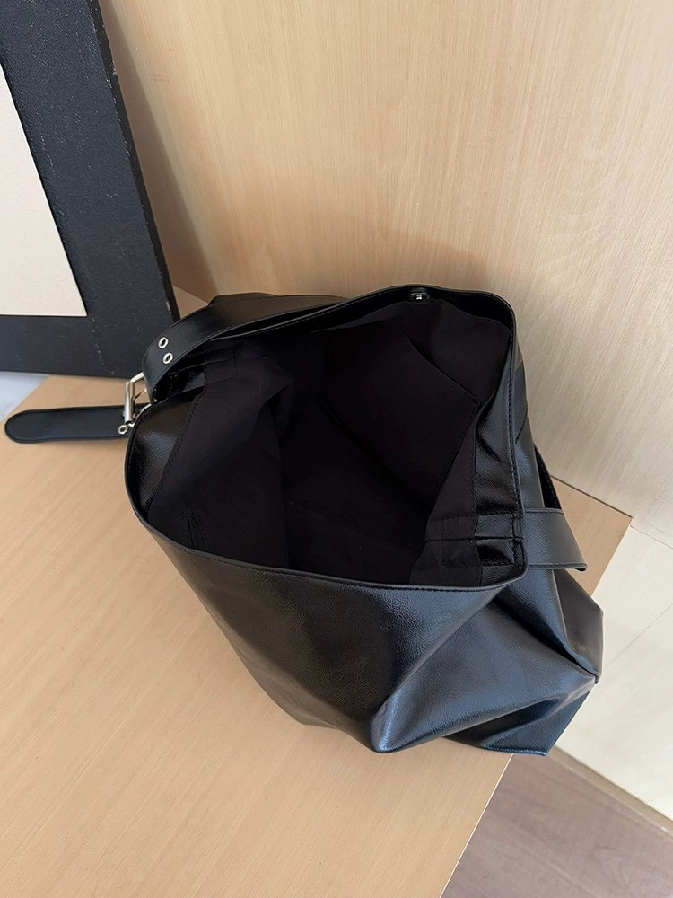 Black PU Leather Crossbody Bag view 5