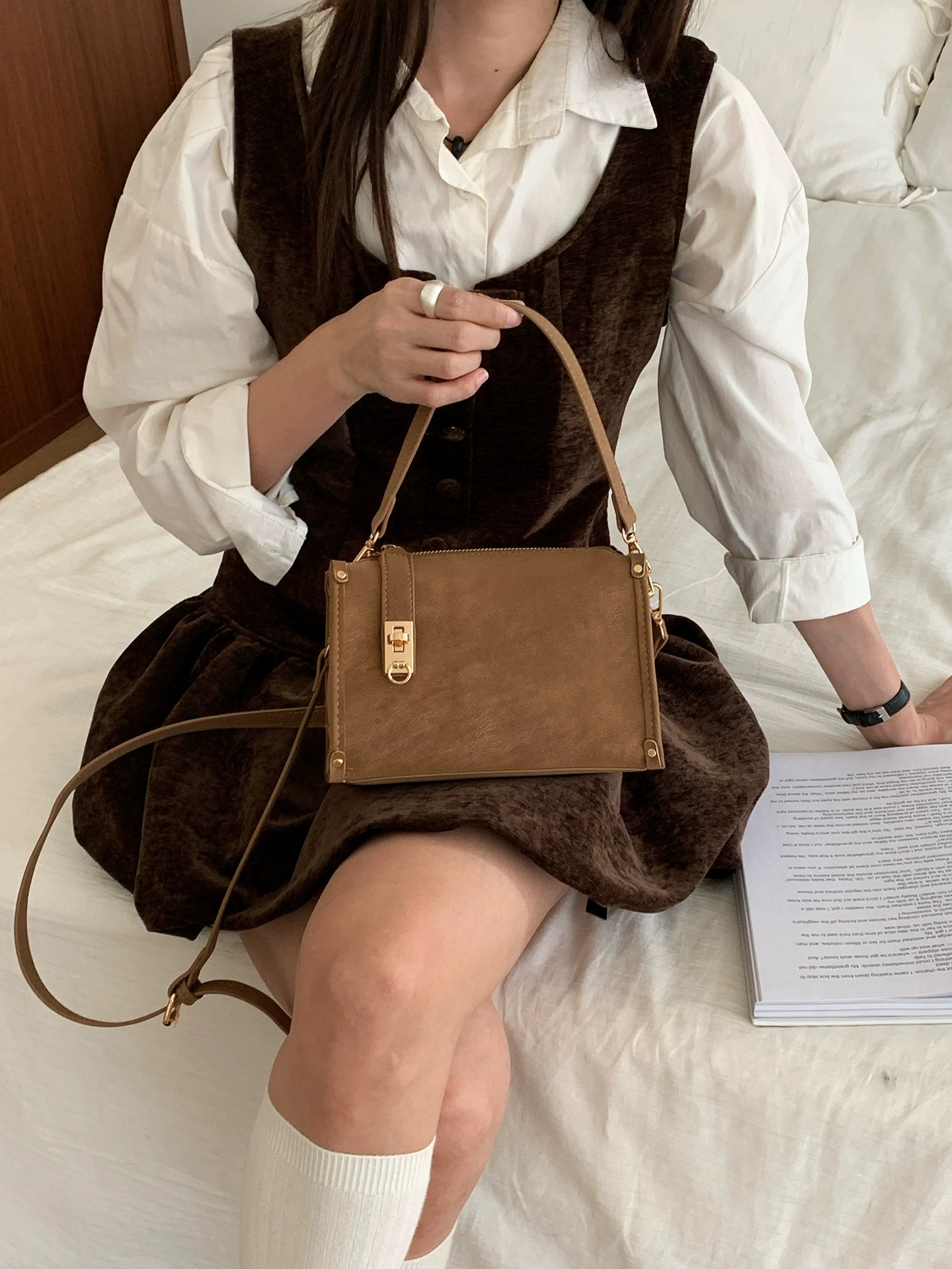 PU Leather Crossbody Bag view 3