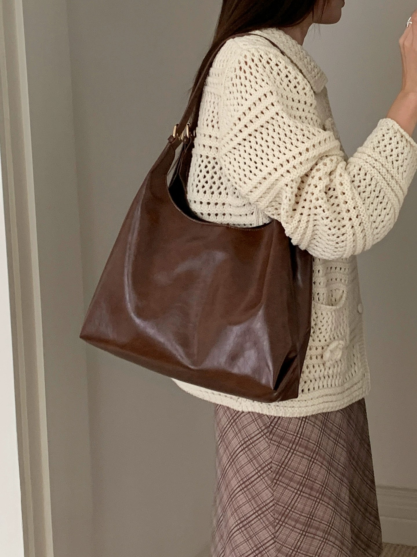 Bolso Cruzado de Cuero PU view 2