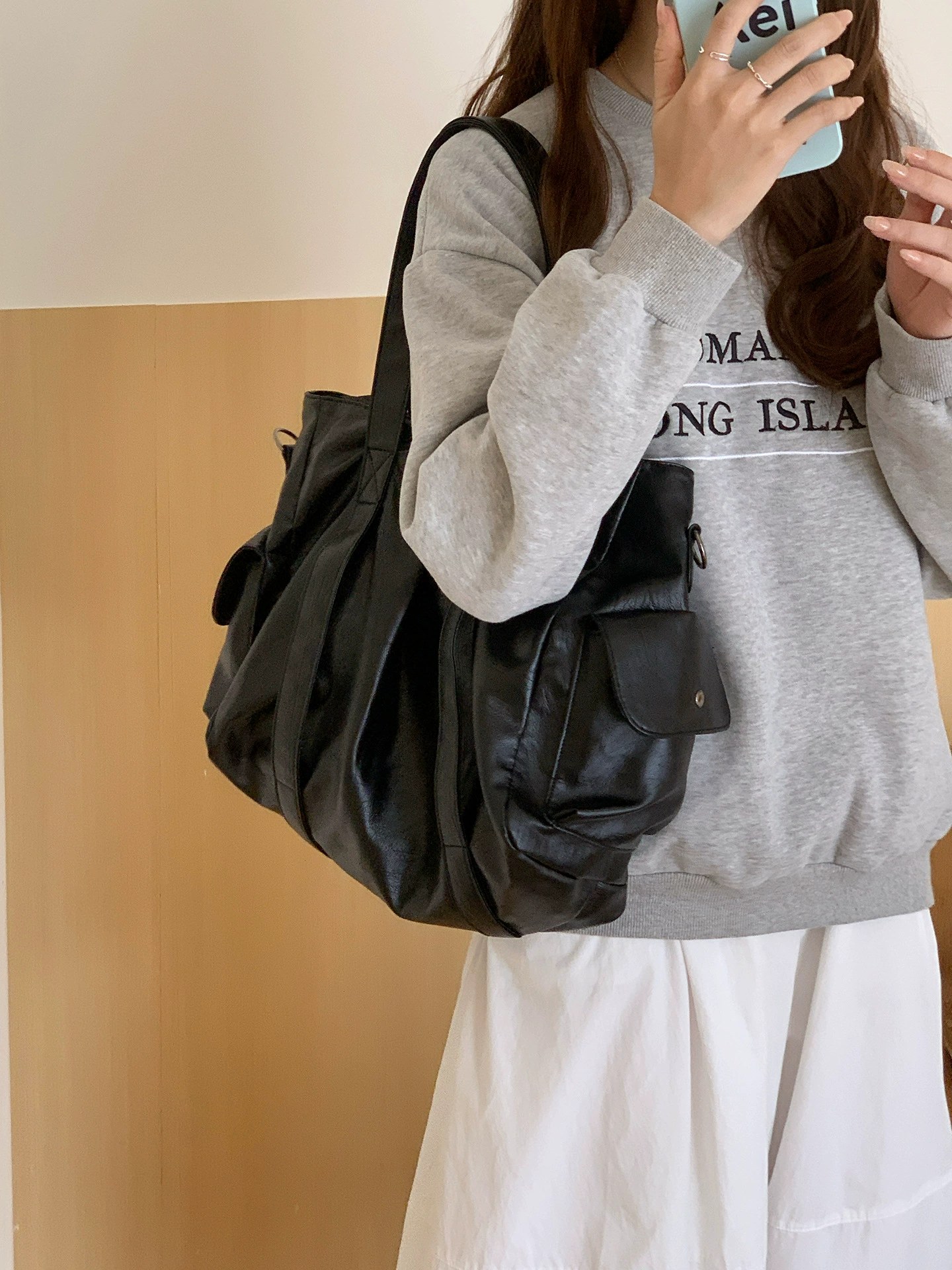 PU Leather Crossbody Bag view 3