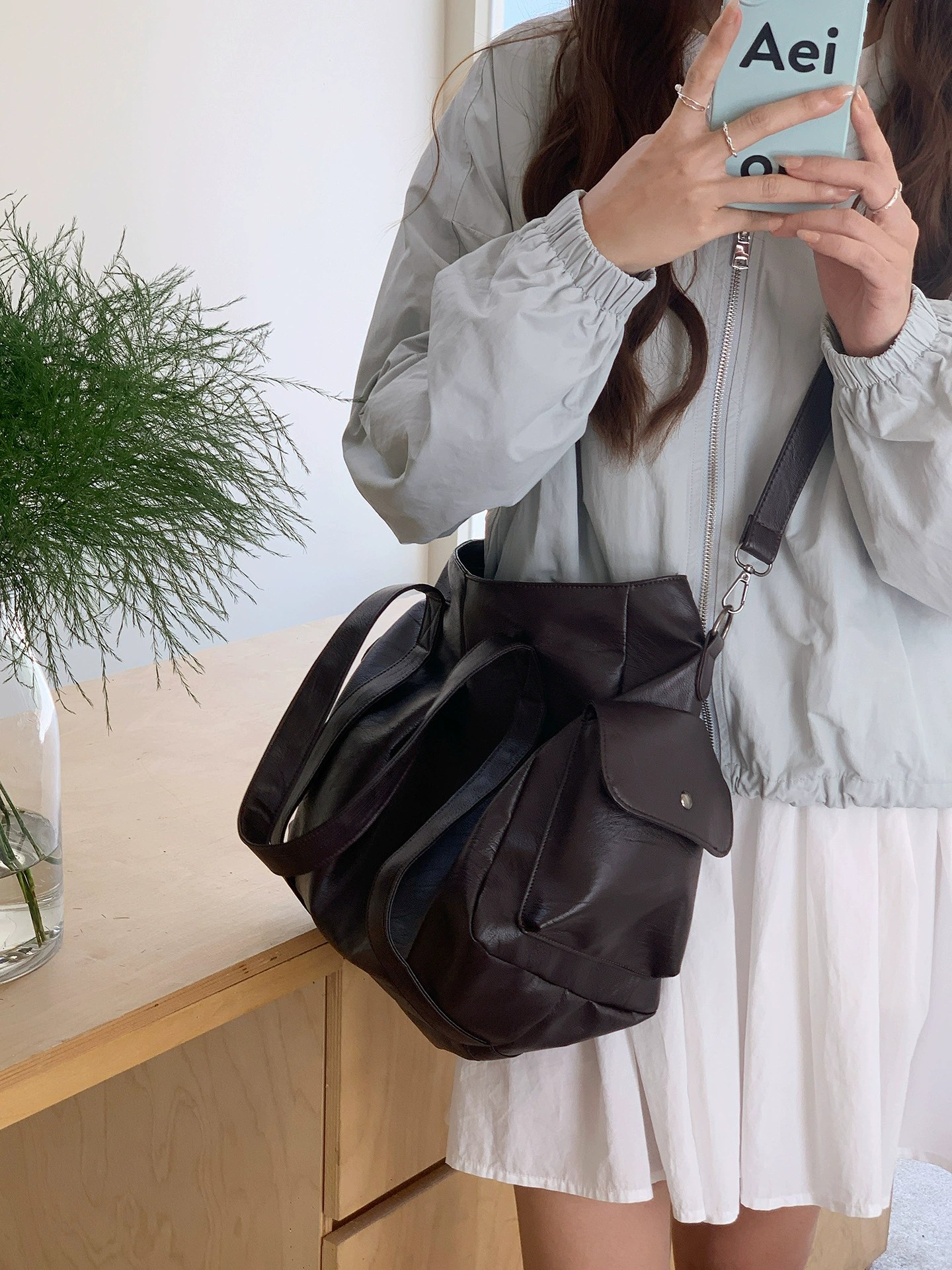 PU Leather Crossbody Bag view 5