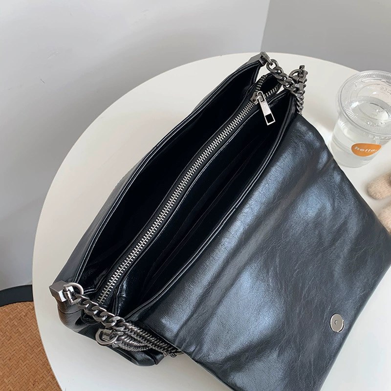 Red PU Leather Crossbody Bag view 2