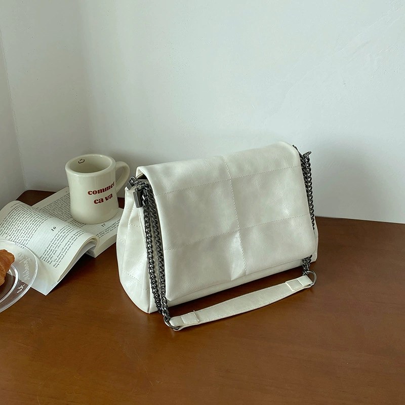 Red PU Leather Crossbody Bag view 3