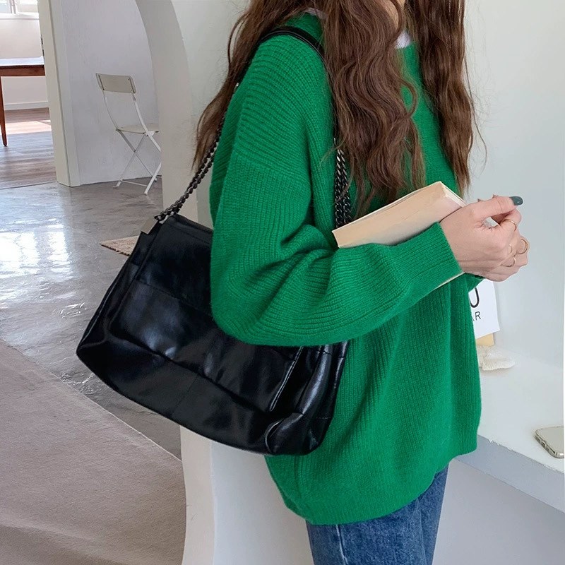 Red PU Leather Crossbody Bag view 4
