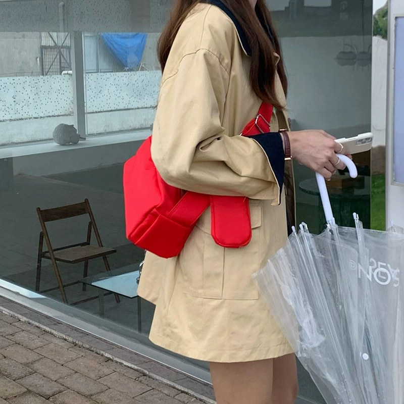 Red PU Leather Crossbody Bag view 2