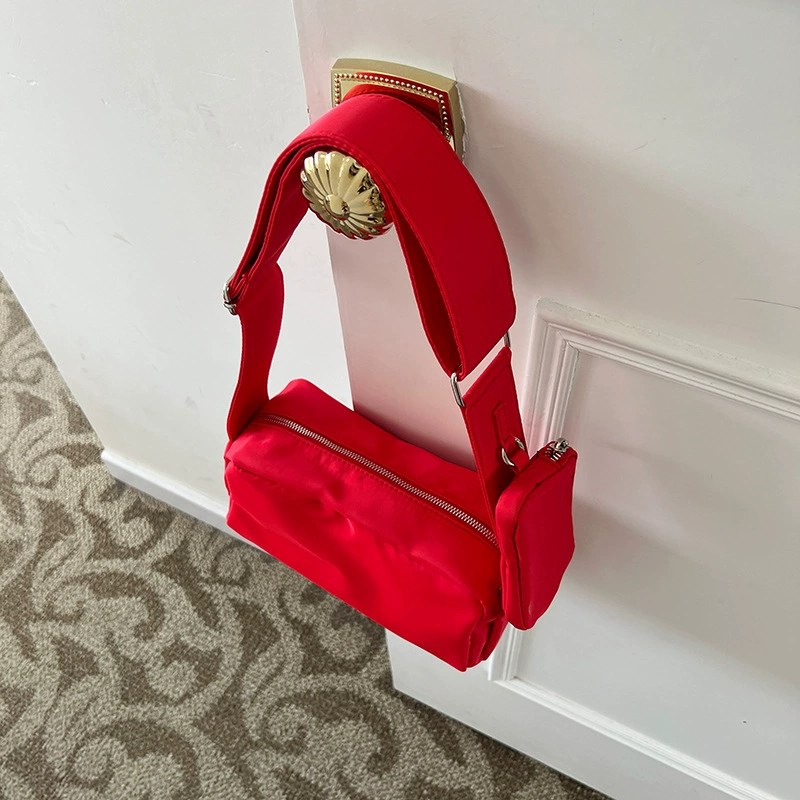 Red PU Leather Crossbody Bag view 4