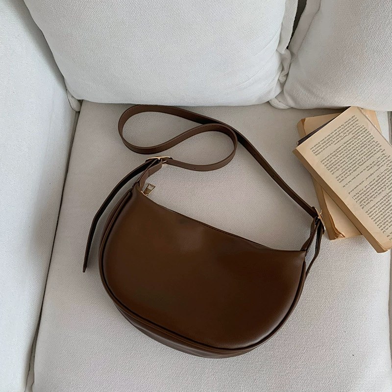 Black PU Leather Crossbody Bag view 4