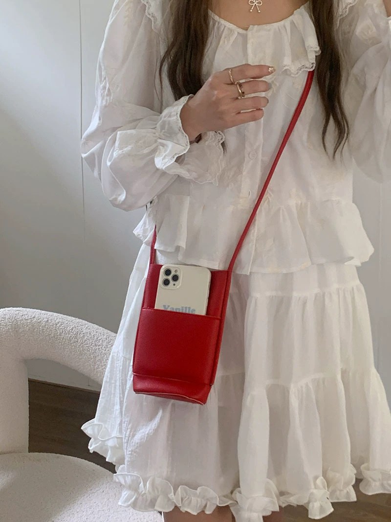 Bolso Cruzado de Cuero PU view 2