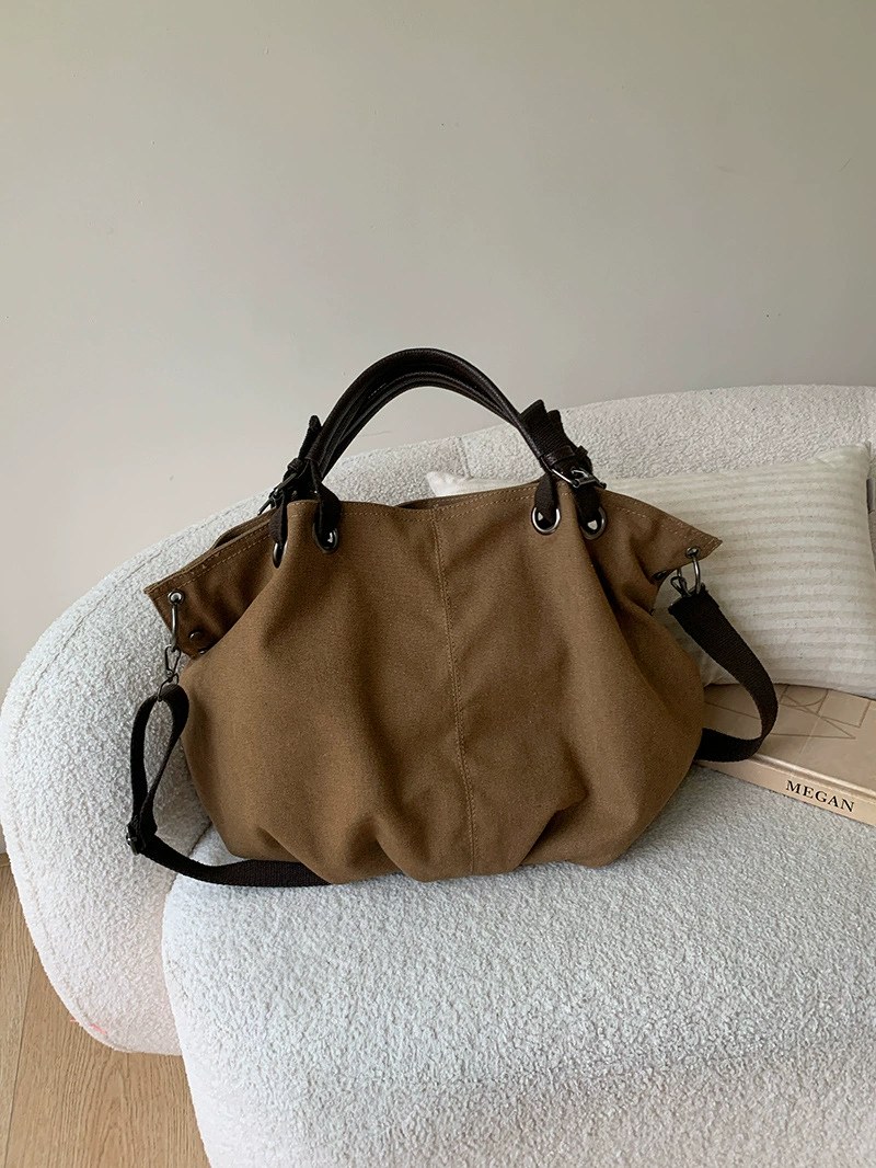 Cotton Canvas Crossbody Bag view 4