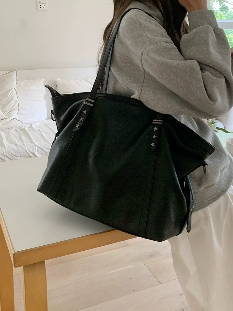 Black PU Leather Crossbody Bag view 2