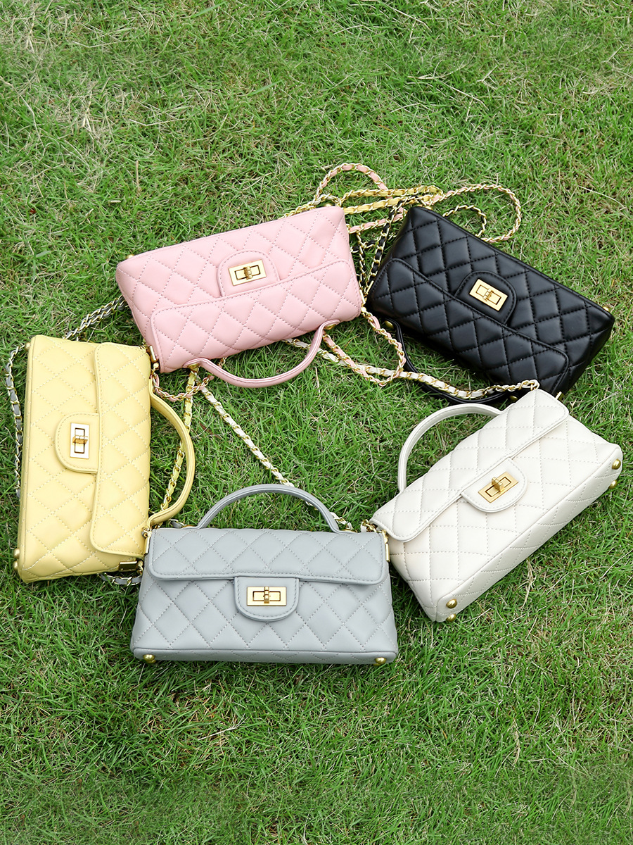 Classic Quilted Flap Bag — Black view 4