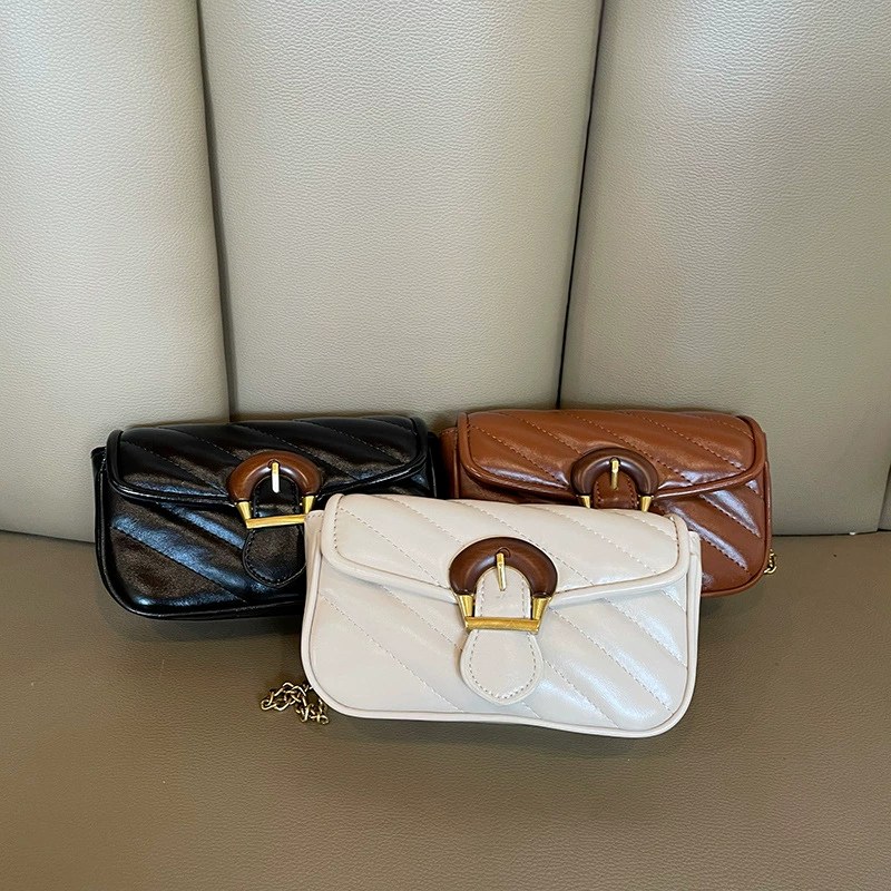 PU Leather Quilted Chain Bag view 2