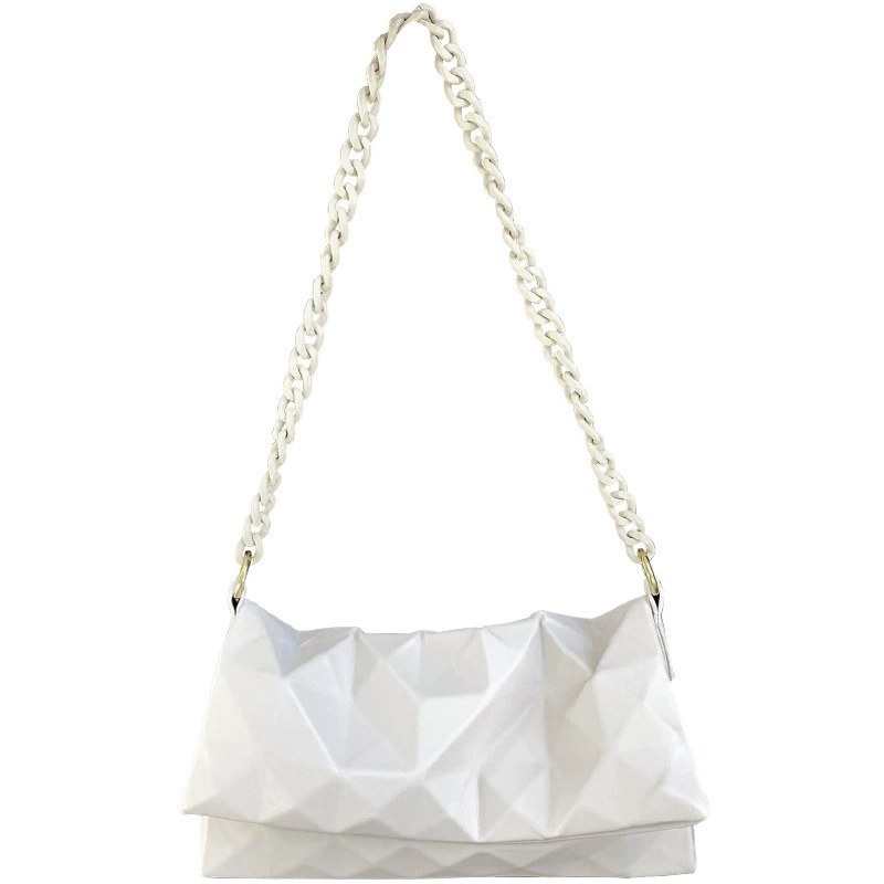 PU Leather Quilted Chain Bag view 5