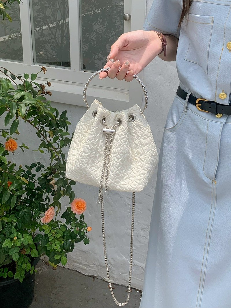 PU Leather Quilted Chain Bag view 2