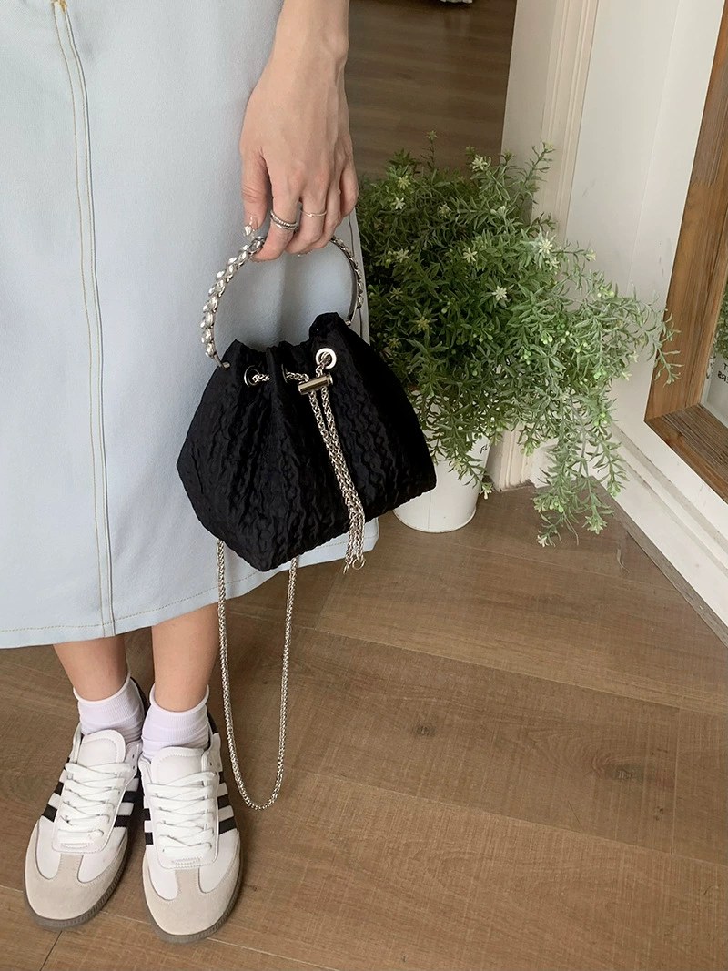PU Leather Quilted Chain Bag view 4