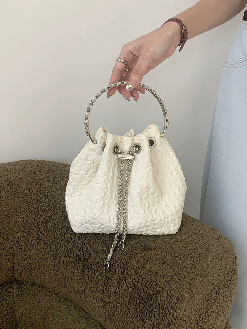 PU Leather Quilted Chain Bag view 5
