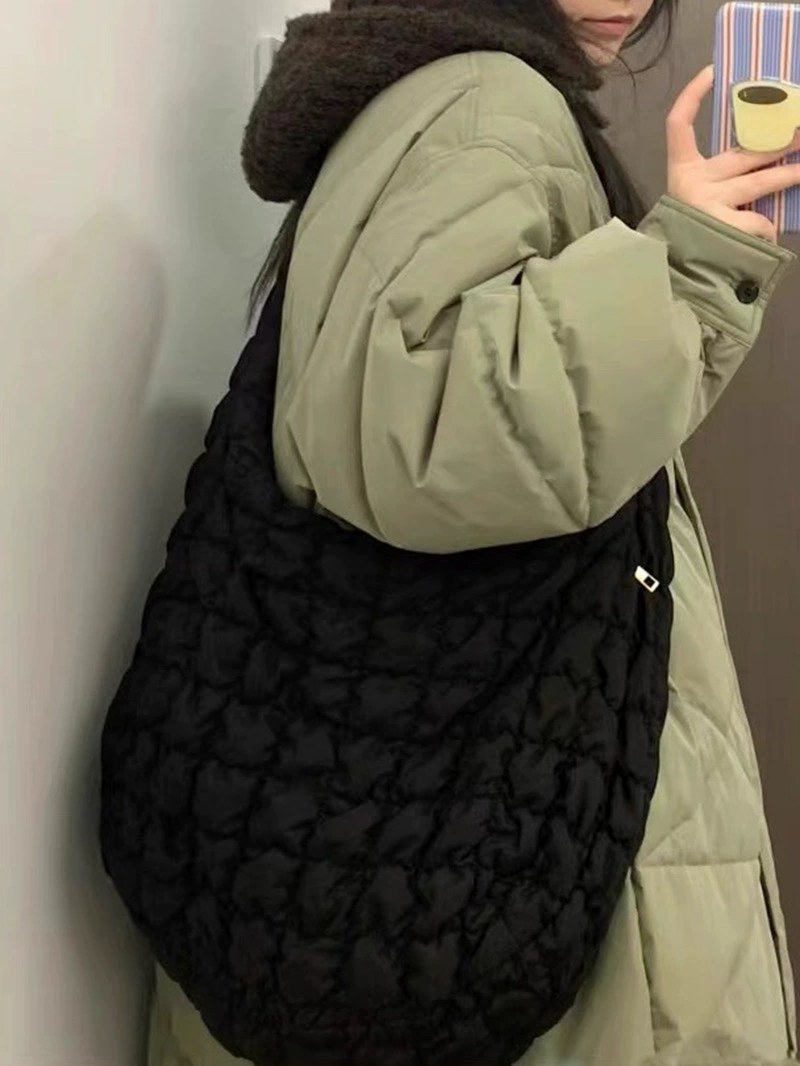 PU Leather Quilted Chain Bag view 3