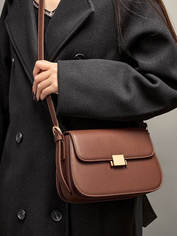 Slouchy Hobo Shoulder — Brown view 4