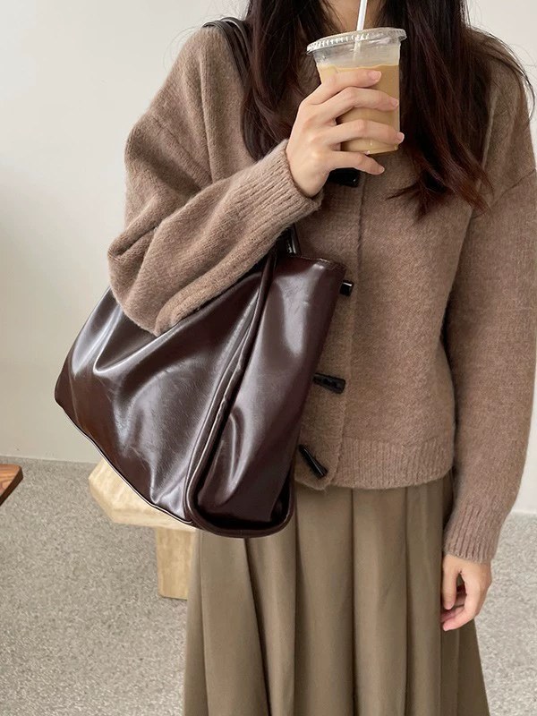 PU Leather Shoulder Bag view 3
