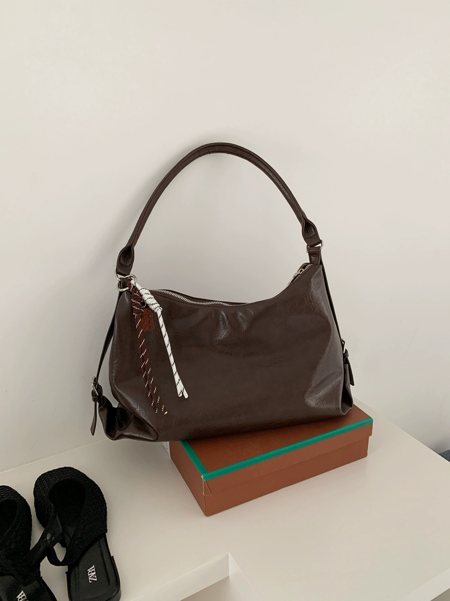 PU Leather Shoulder Bag view 3