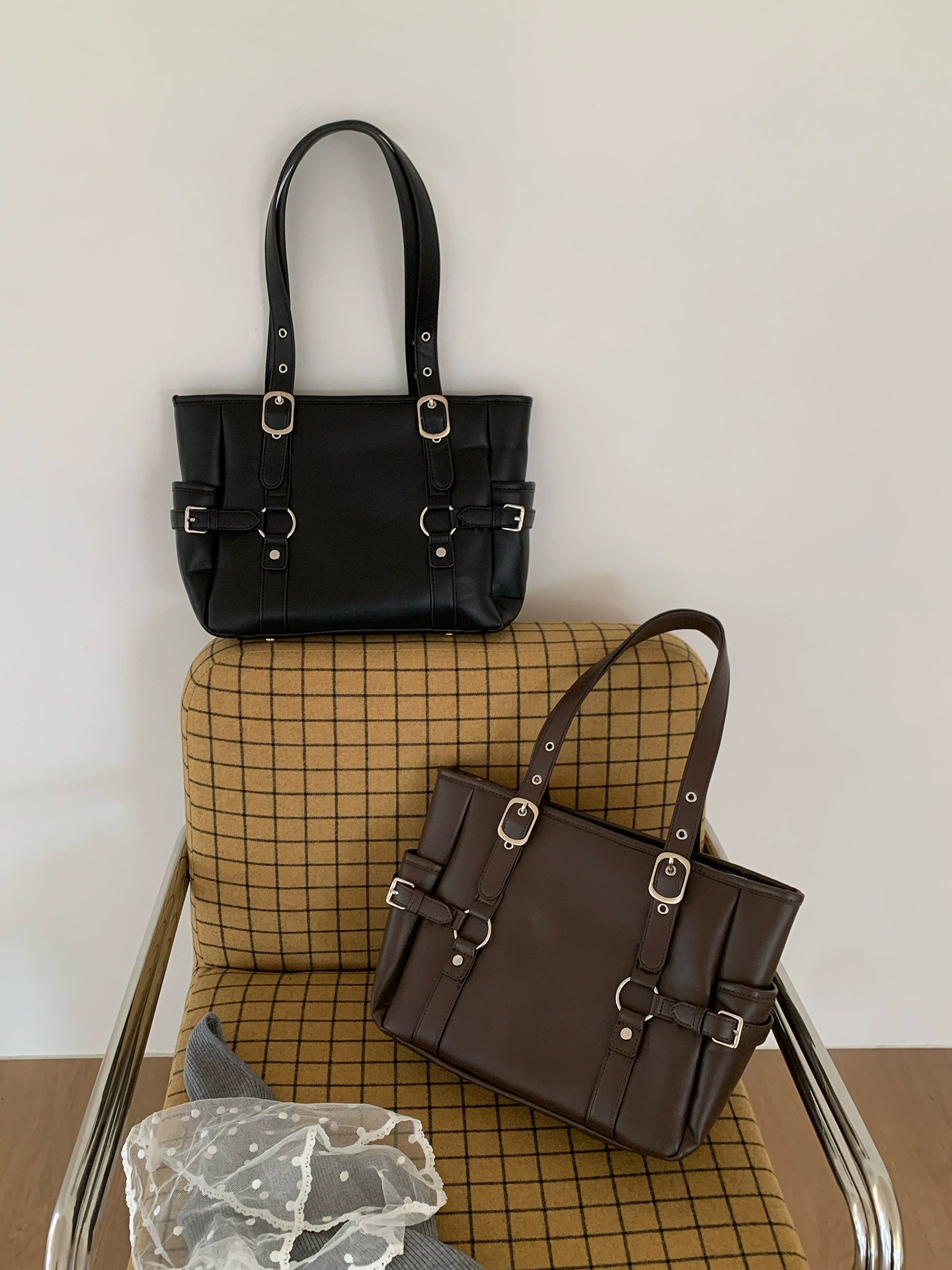 PU Leather Shoulder Bag view 4