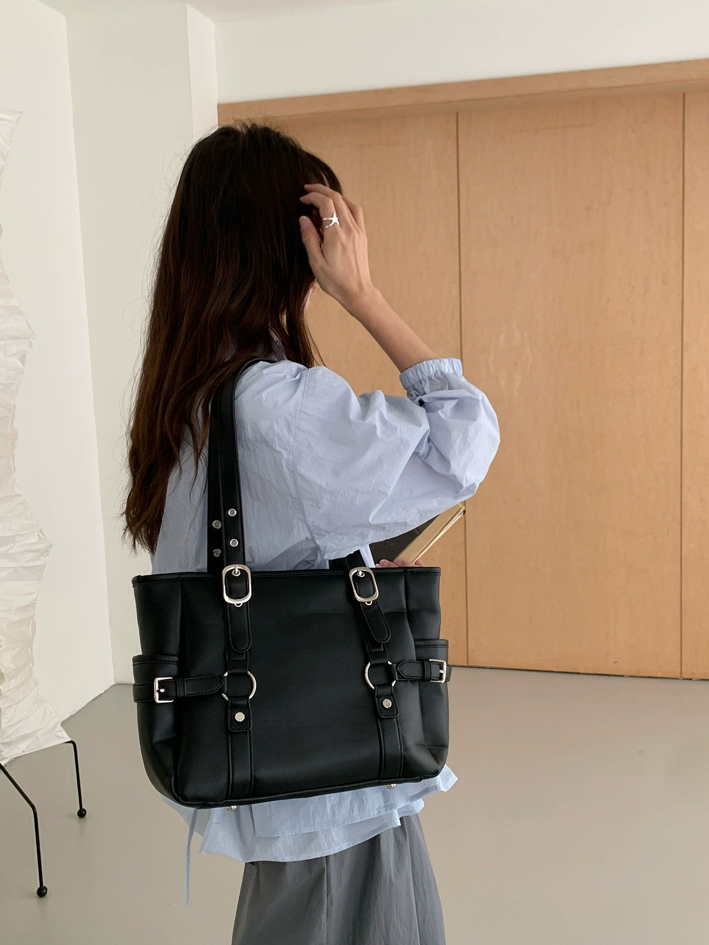 PU Leather Shoulder Bag view 5