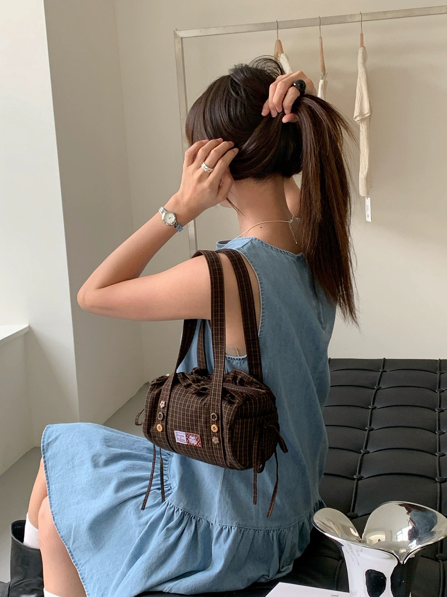 PU Leather Shoulder Bag view 3