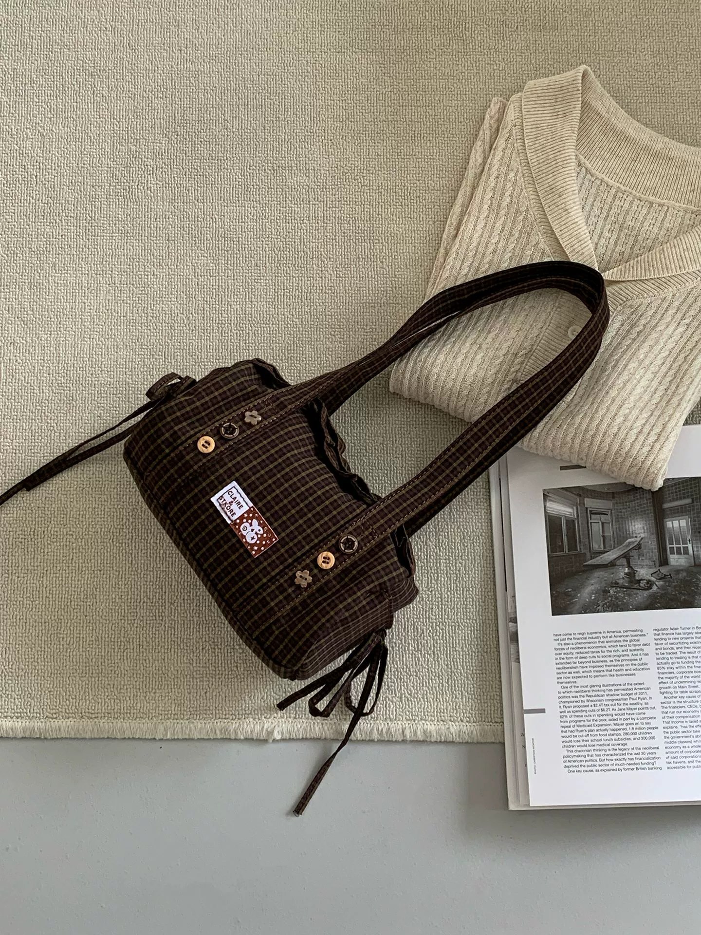 PU Leather Shoulder Bag view 4